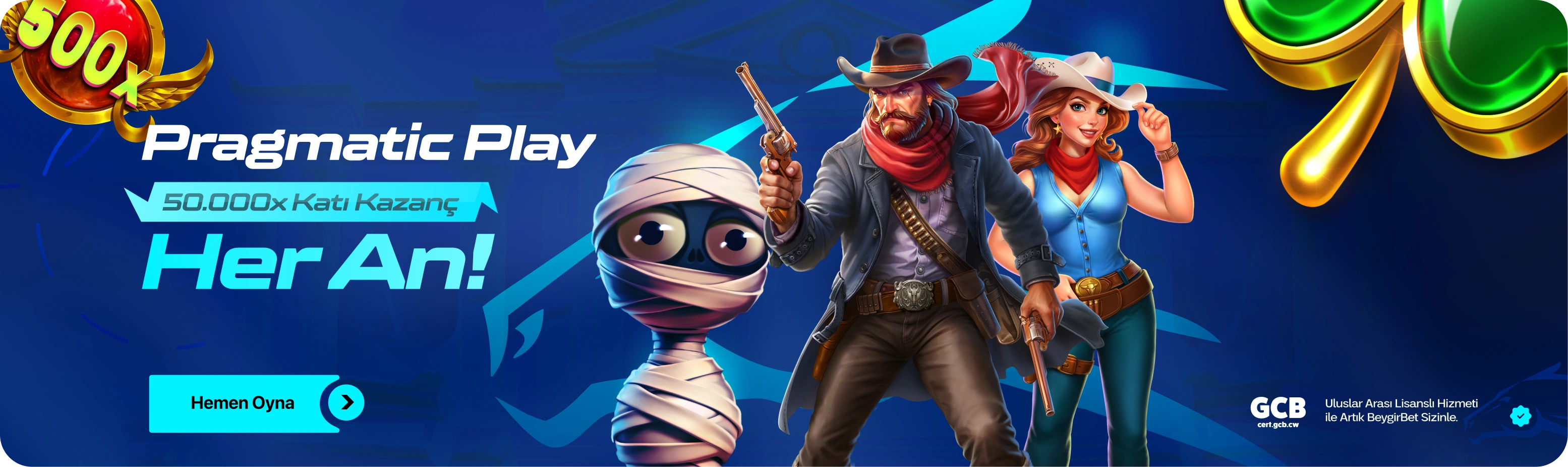 casino page main section