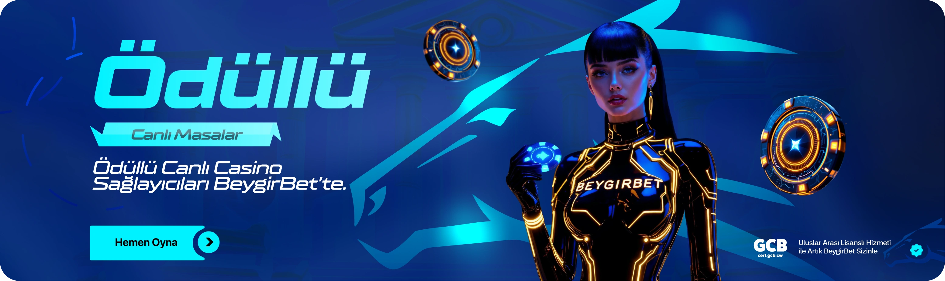 livecasino page main section