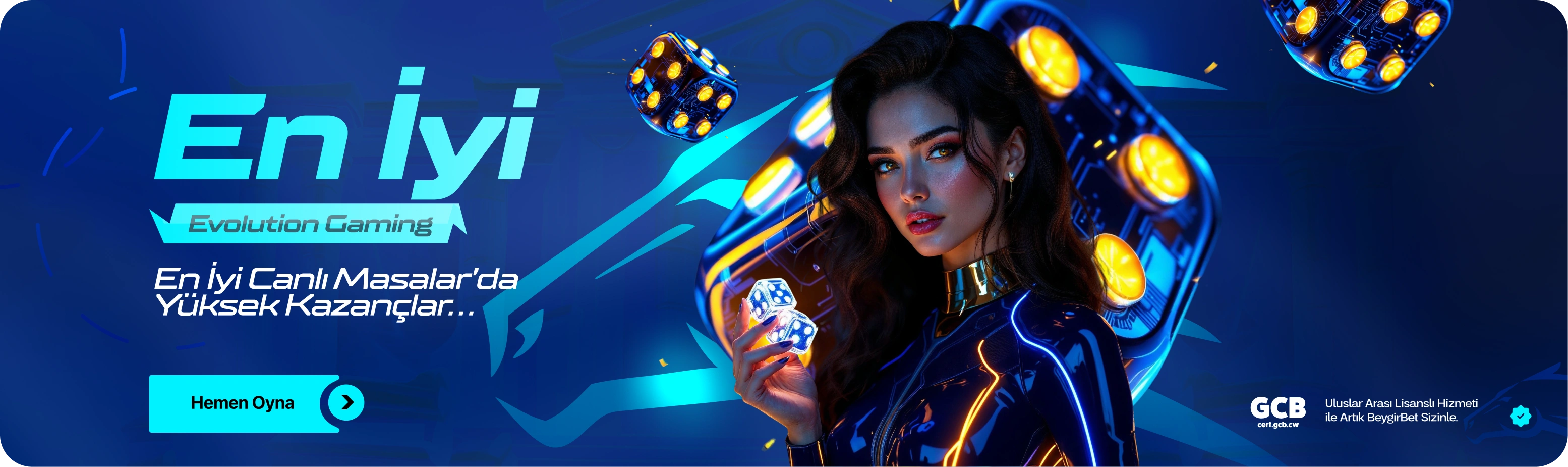 livecasino page main section