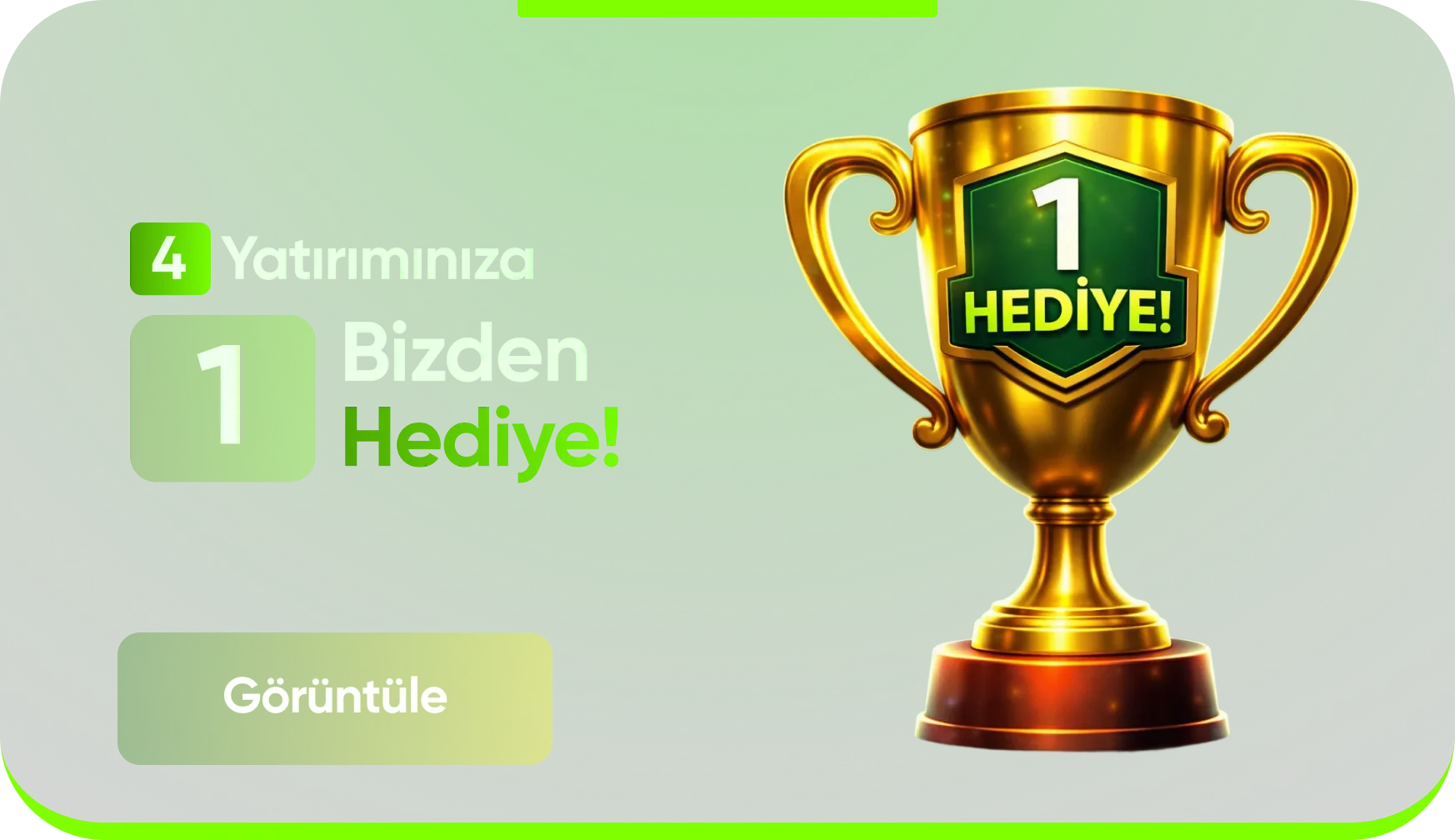 Gün İçerisinde 4 Yatırım Yapana 1 Yatırım Hediye